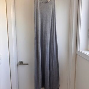 Black and white striped Maxi Dress